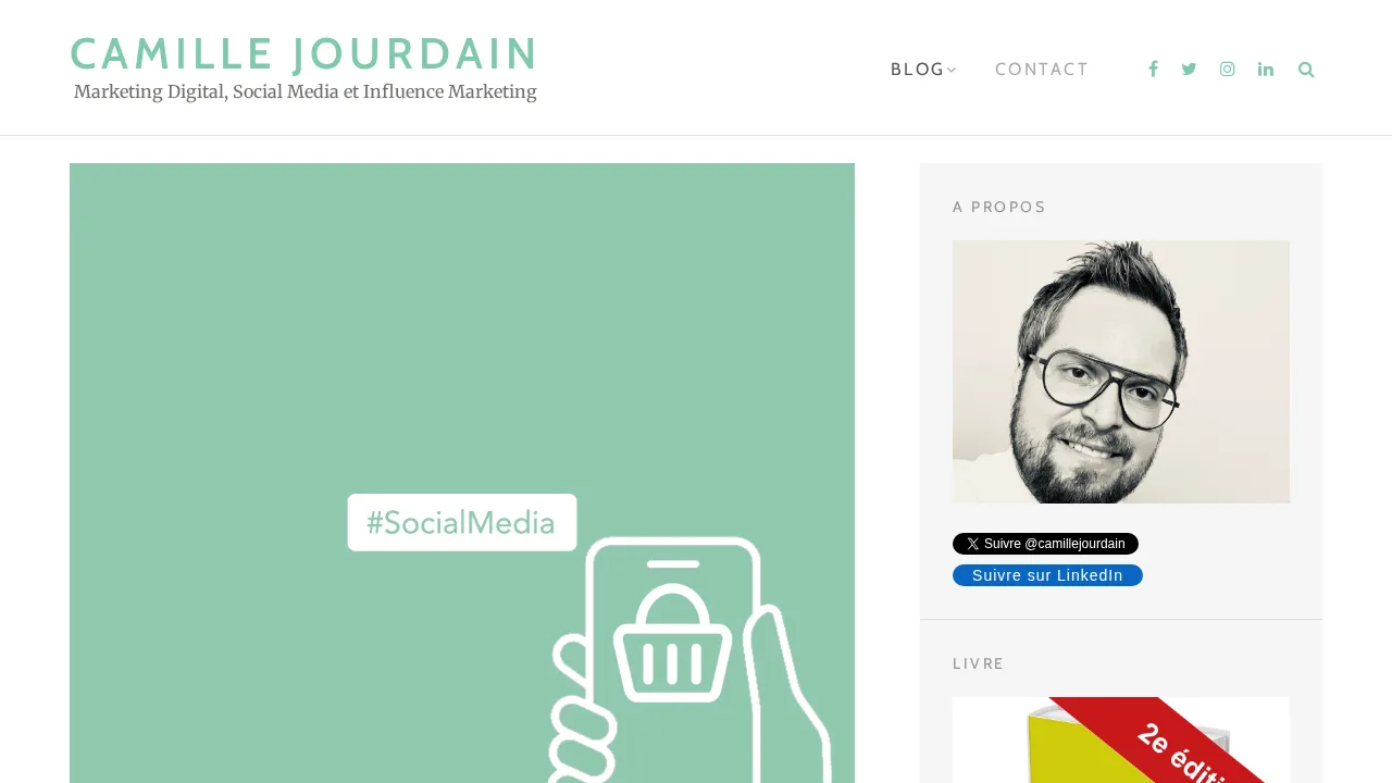 Camille Jourdain のブログ Marketing Digital, Social Media et Influence Marketing のトップページ