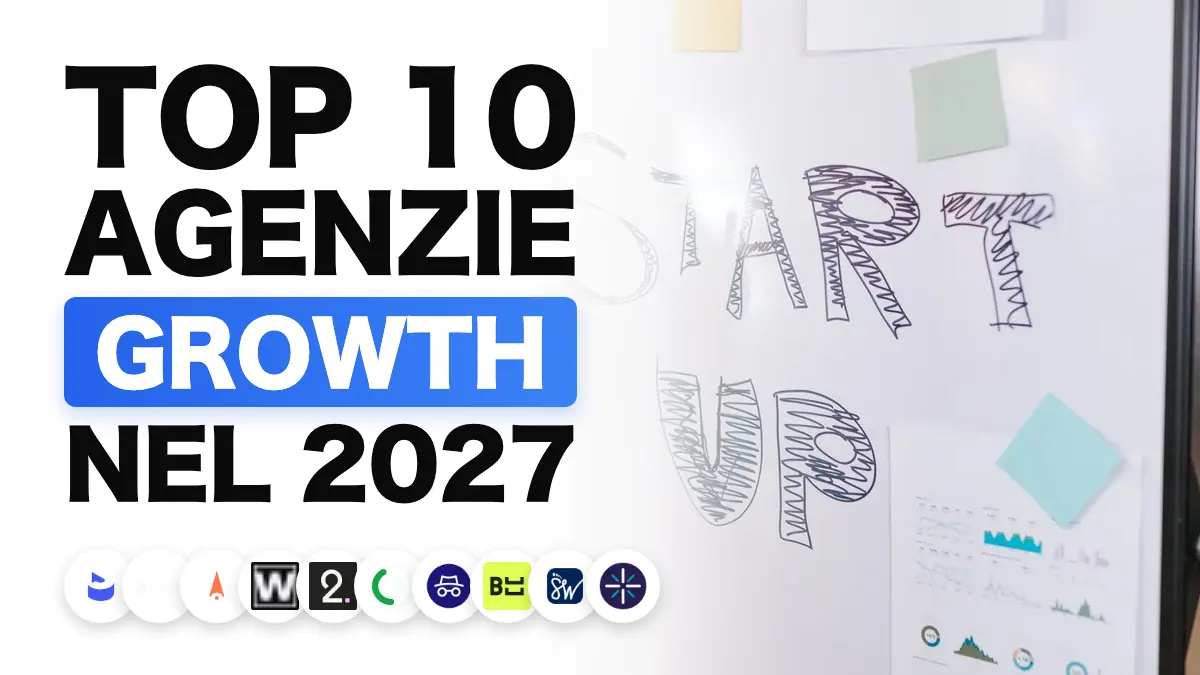 Persona che presenta un piano alla lavagna davanti a un team di startup, che illustra la classifica delle migliori agenzie di growth marketing in Francia