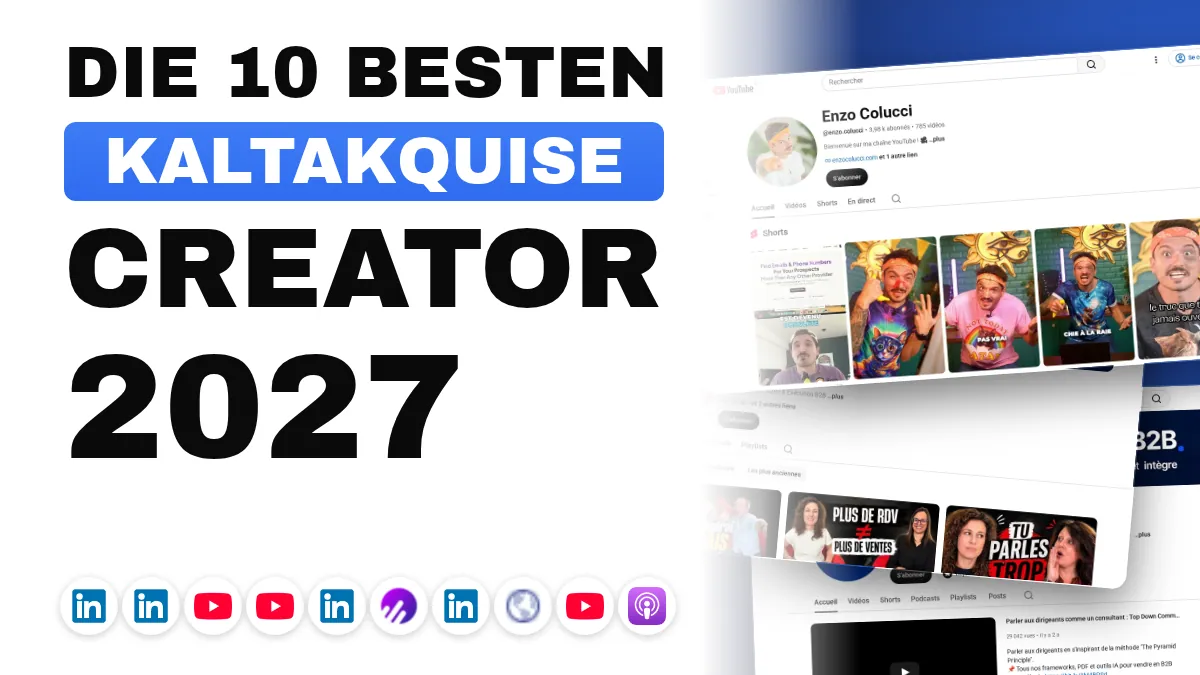 Die 10 besten Cold-Calling-Content-Creator in Frankreich