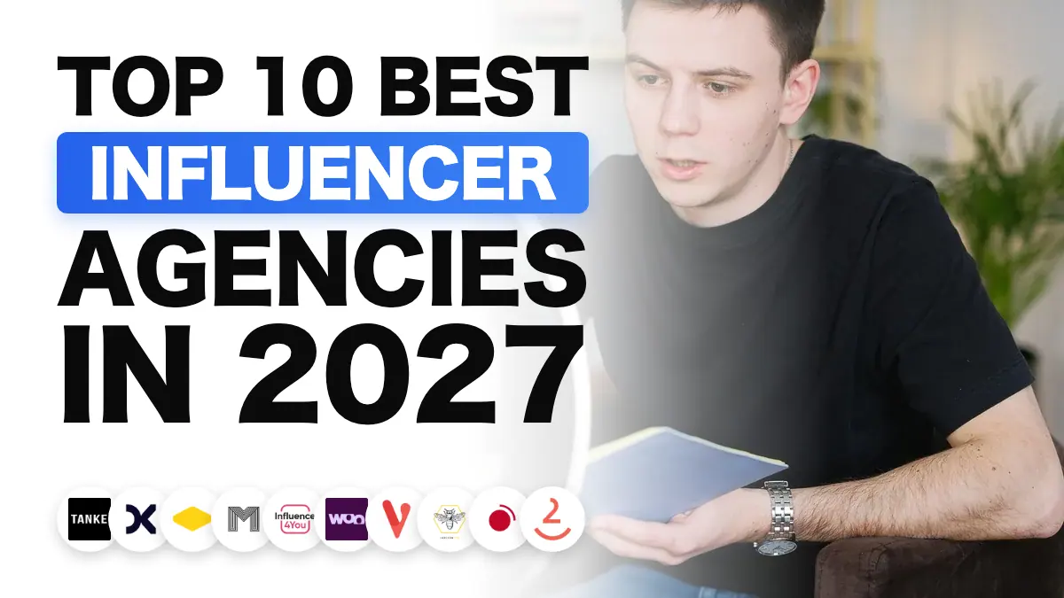 Halka ışıkla video içeriği kaydeden içerik üreticisi, Fransa'daki en iyi influencer pazarlaması ajanslarının sıralamasını gösteriyor