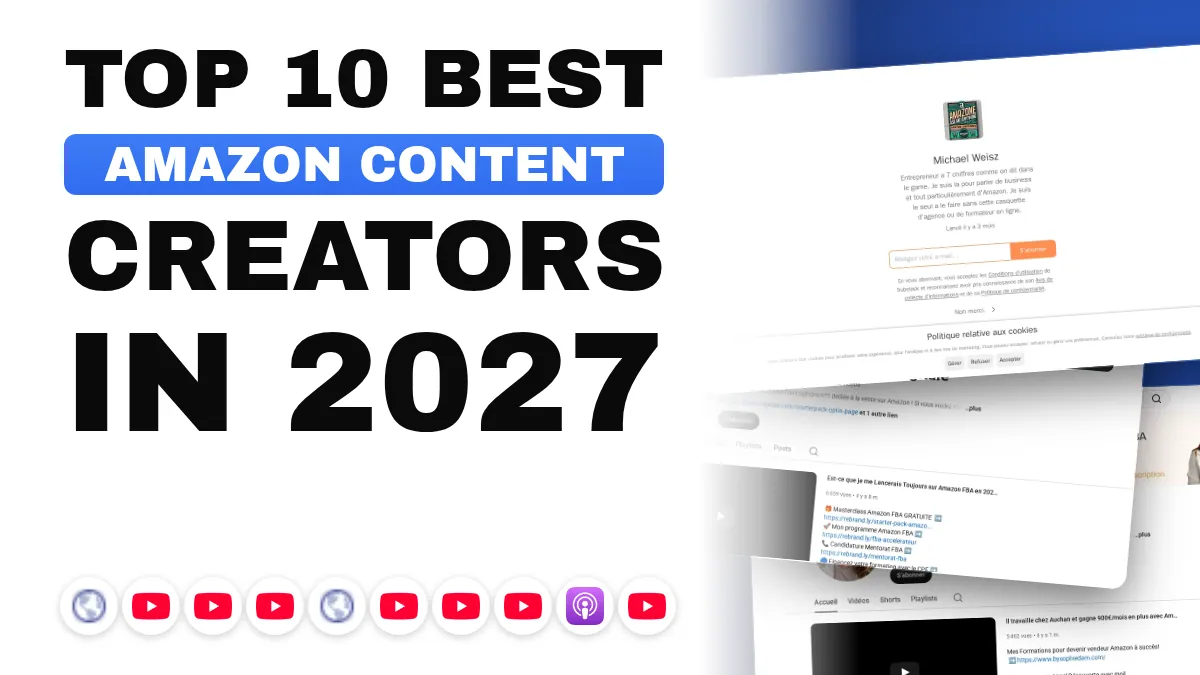 The 10 best Amazon and marketplace content creators in France