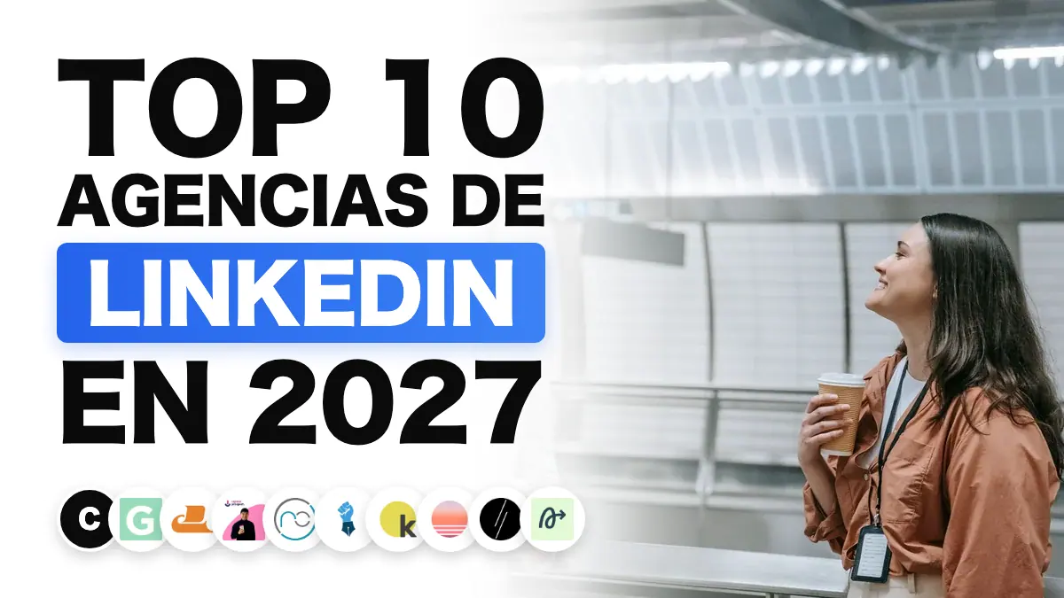 Dos profesionales conversando con un café en una oficina, que ilustra la clasificación de las mejores agencias de LinkedIn de Francia
