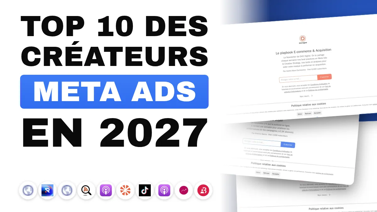 Les 10 meilleurs créateurs de contenu Meta Ads en France