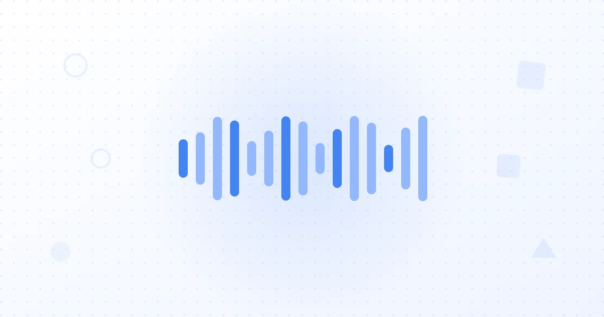 Illustration of a person speaking a question to a smart speaker that returns a single spoken answer.