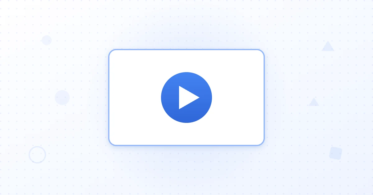Illustration of a video thumbnail surrounded by a title, transcript, and schema tags being read by a search engine.