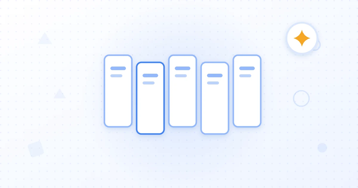 Illustration of a single page template feeding rows from a database to generate hundreds of unique location and product landing pages.