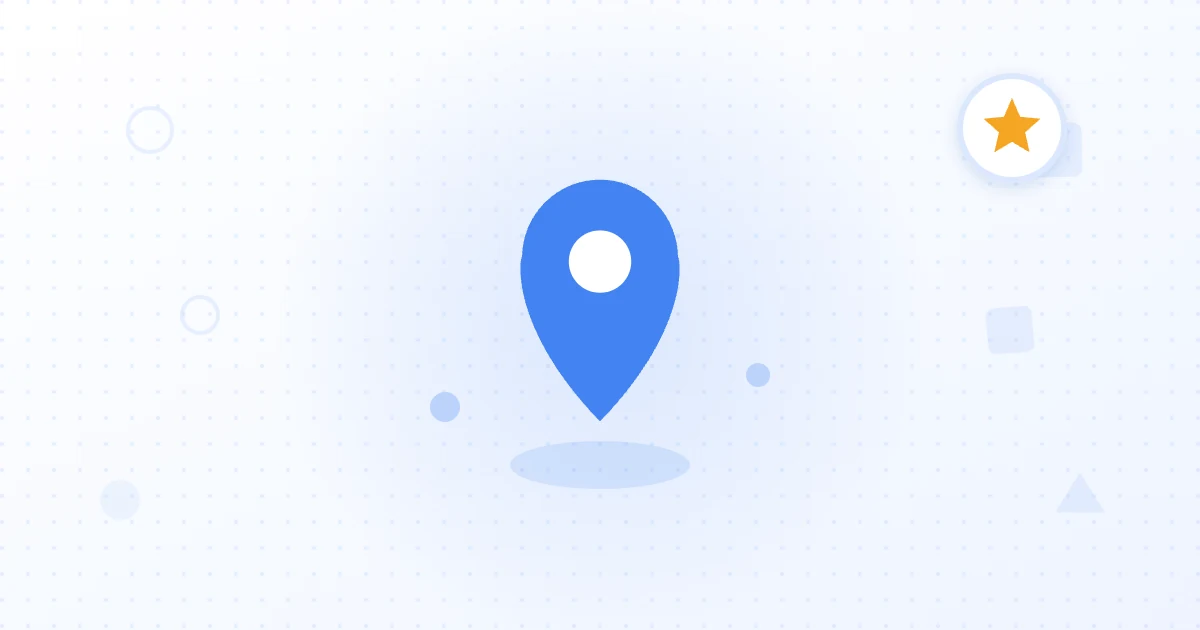 A map pin surrounded by directory listings showing consistent business name, address, and phone number details.
