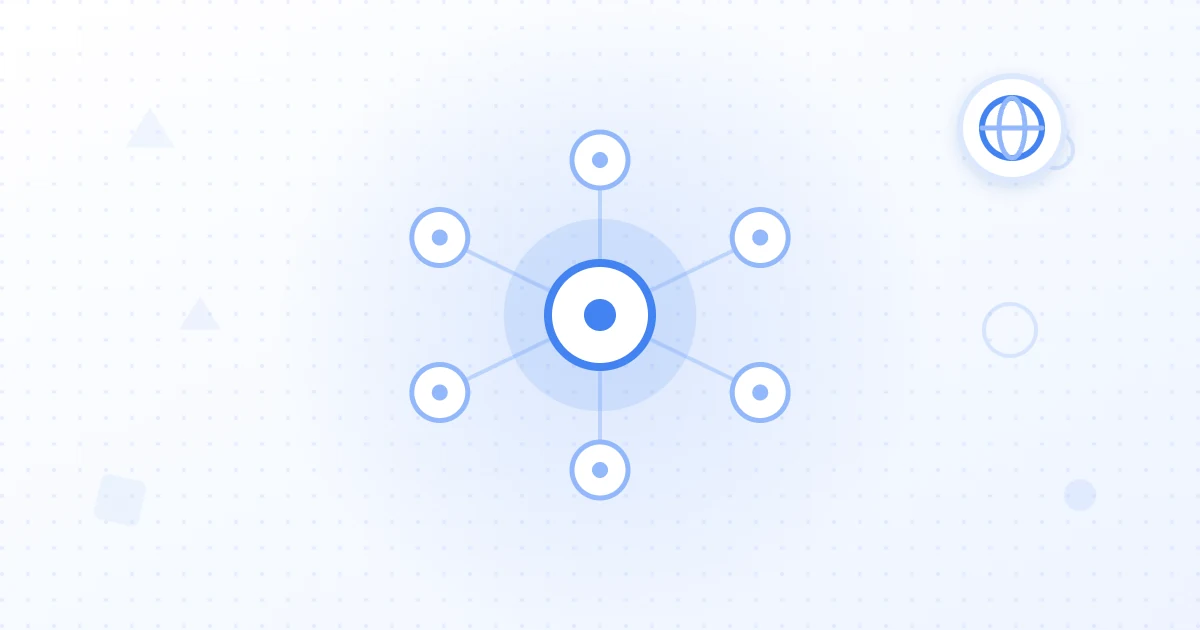 Network diagram of entity nodes such as a brand, founder, and product connected by labeled relationship edges.