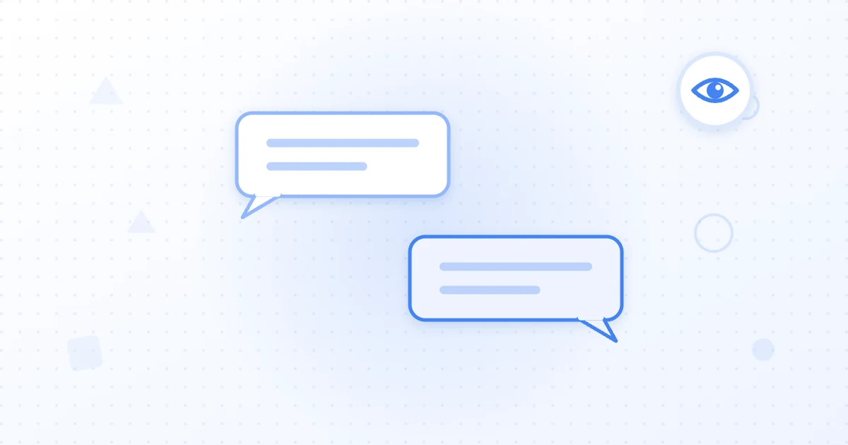 Person typing a full natural-language question into a chat-style search box that returns a direct, sourced answer.