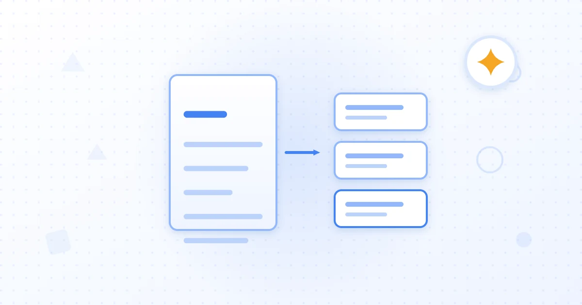 Schéma d'un actif de contenu pilier central se décomposant en publications sociales, clips, infographies et articles de blog plus petits autour de lui.