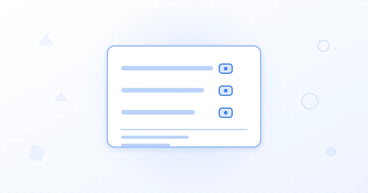 Illustrazione blu minimalista che rappresenta le citazioni nelle IA