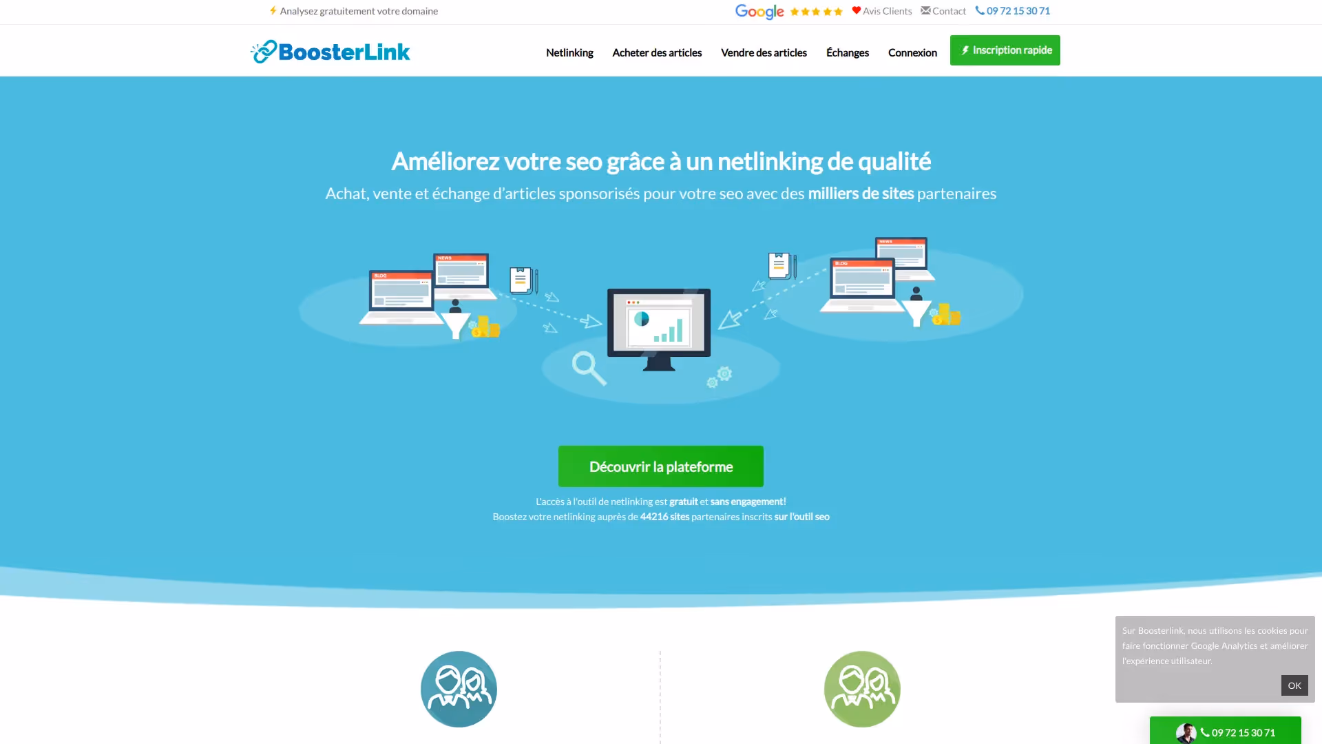 Piattaforma di netlinking BoosterLink