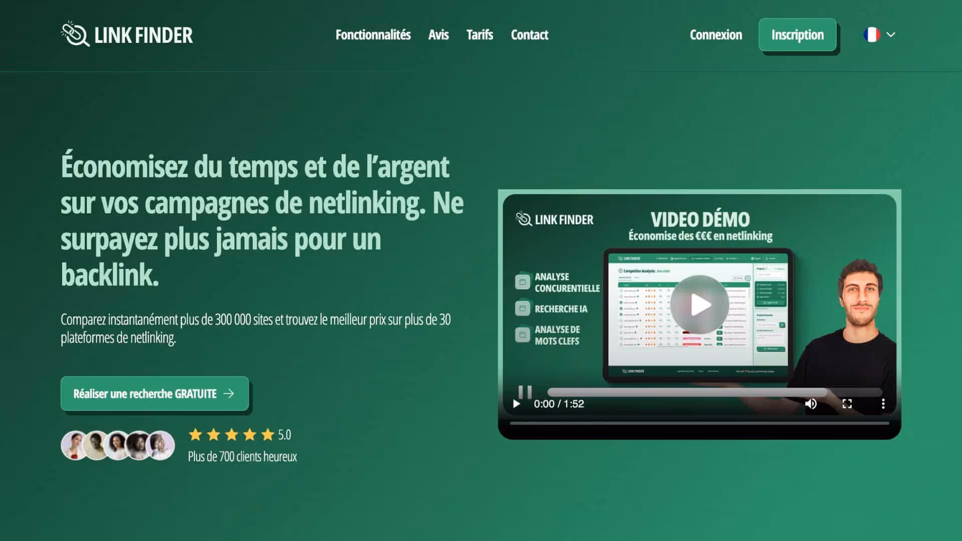 Comparatore di piattaforme di netlinking Link Finder