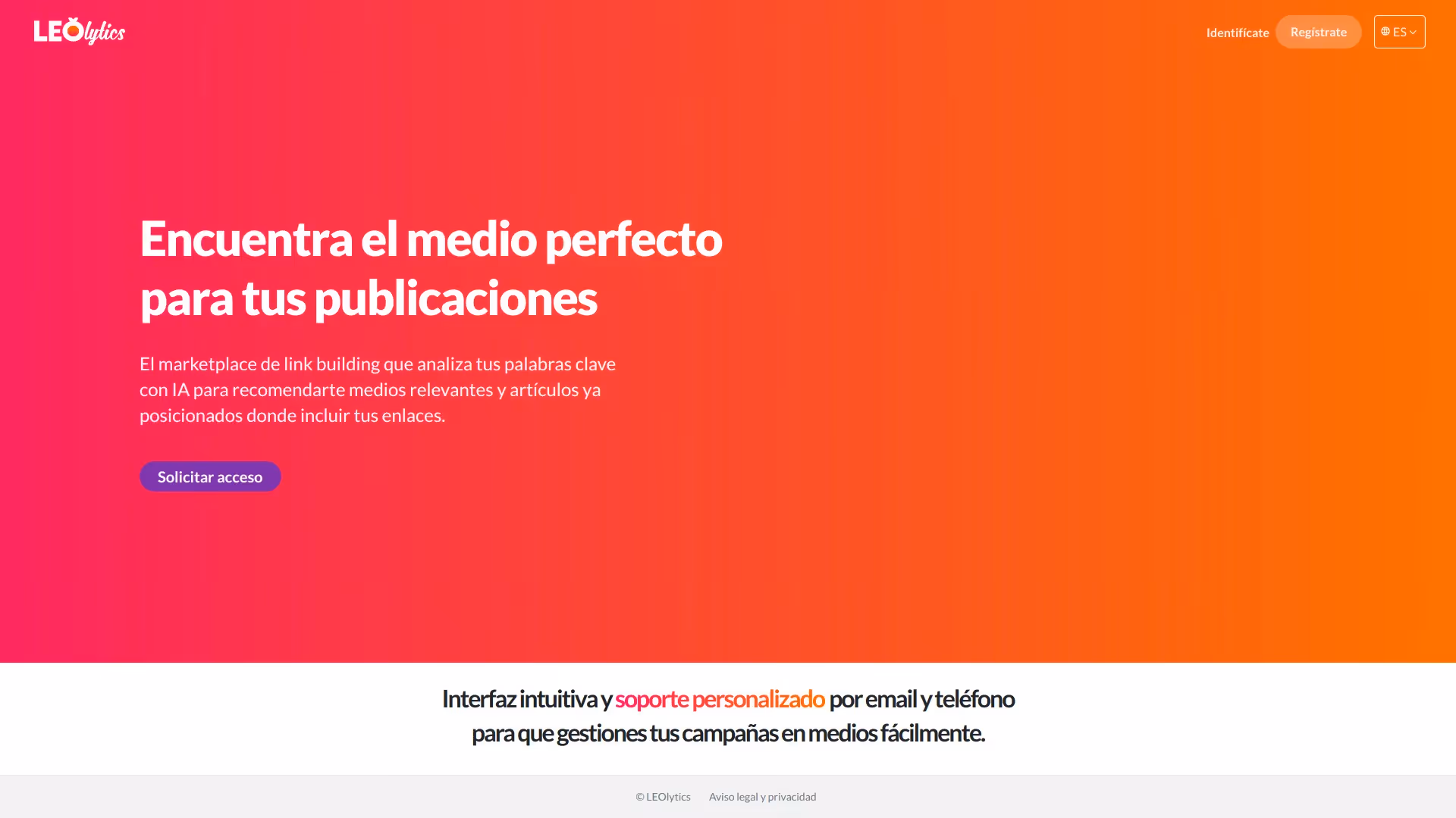 Piattaforma di netlinking LEOlytics