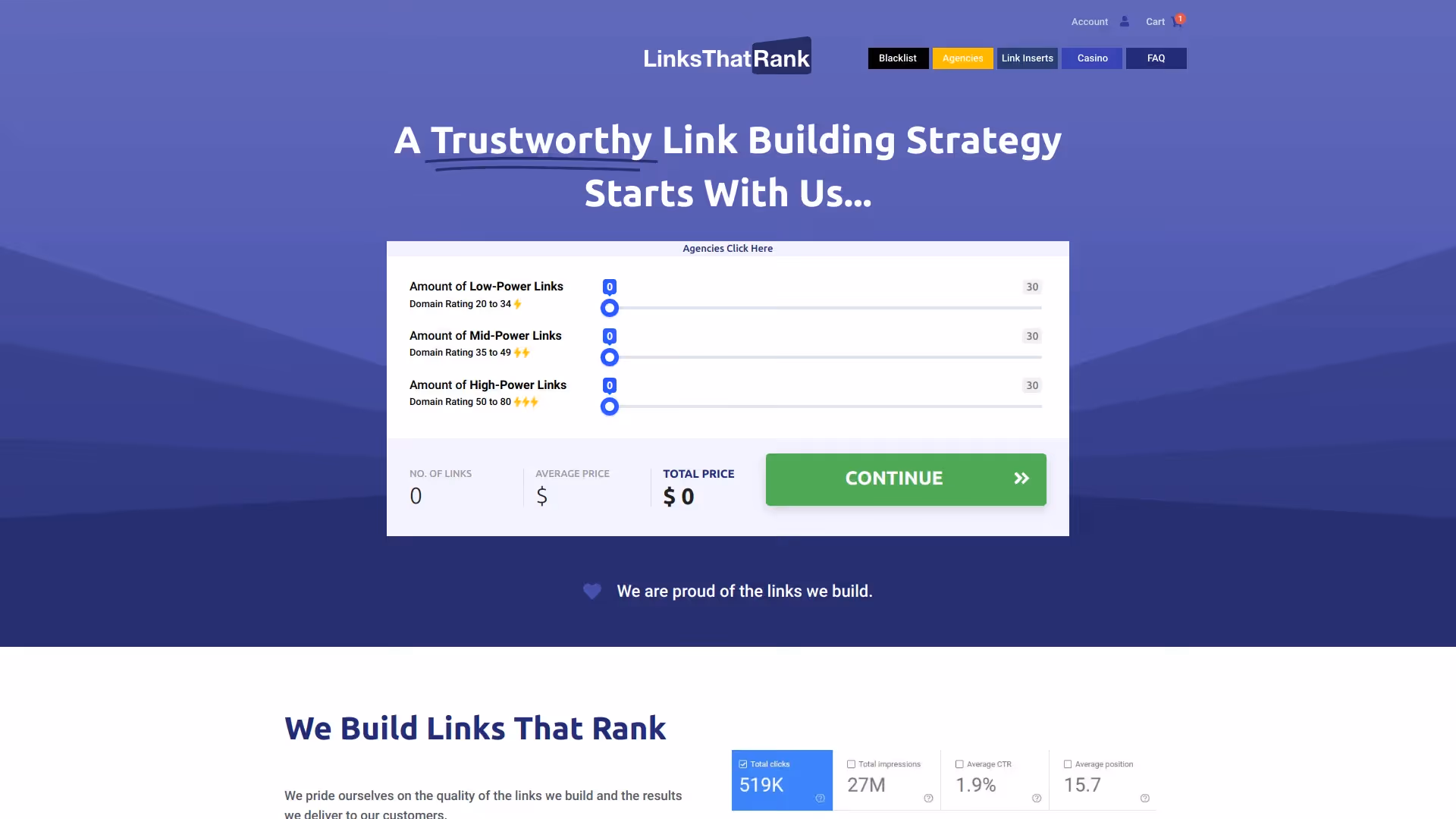 Servizio di netlinking LinksThatRank