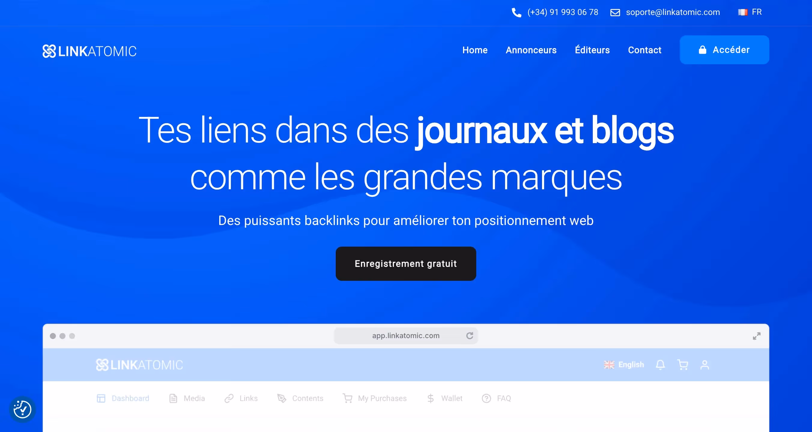 Piattaforma di netlinking Linkatomic