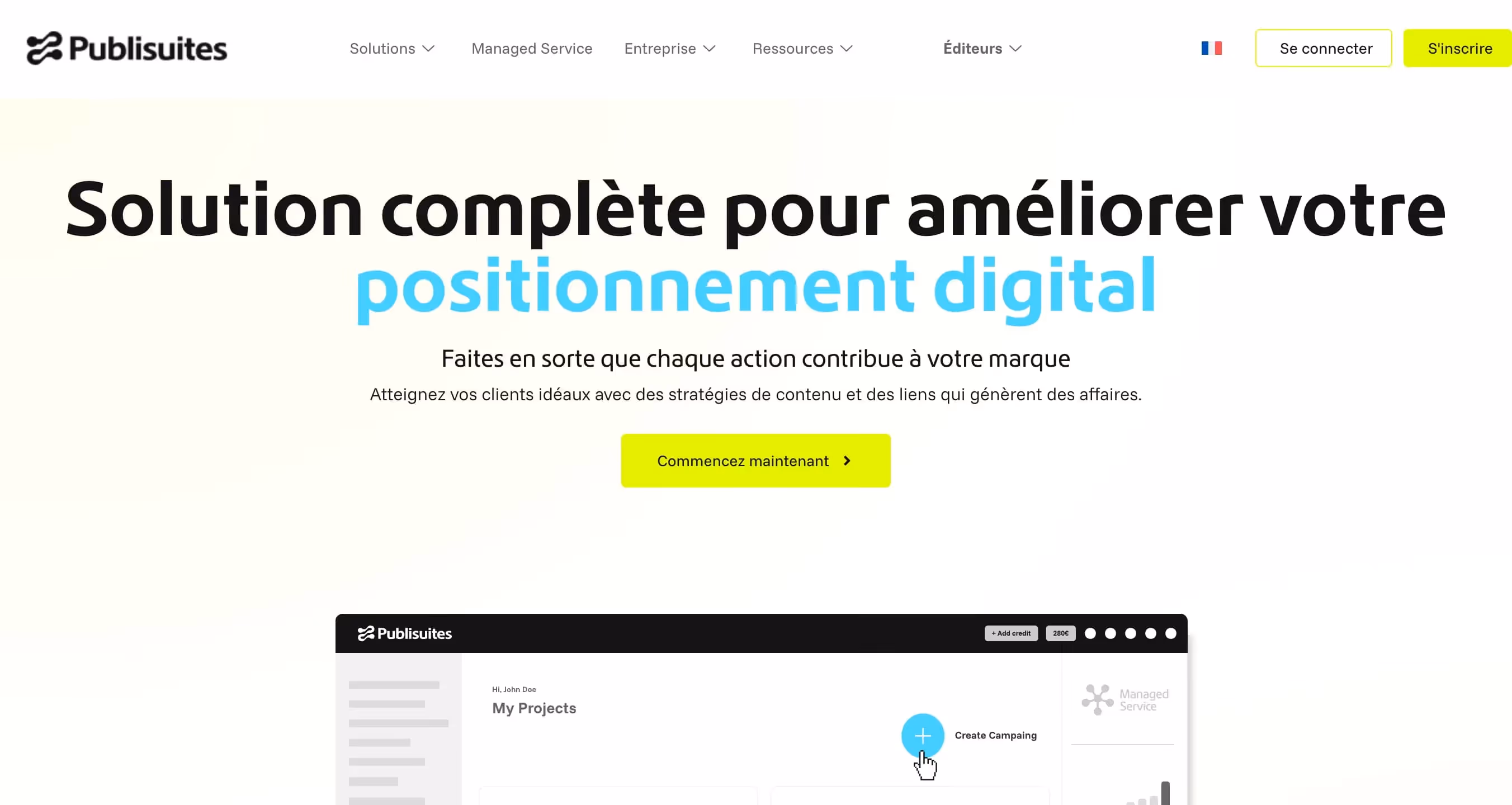 Piattaforma di netlinking Publisuites