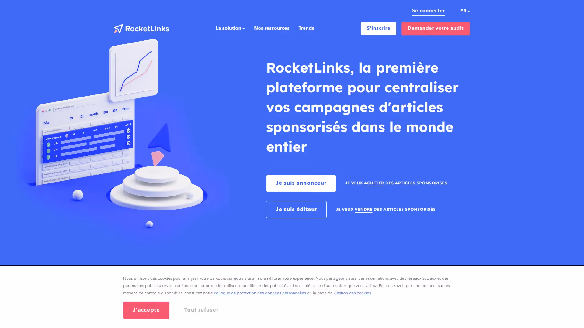 Piattaforma di netlinking RocketLinks