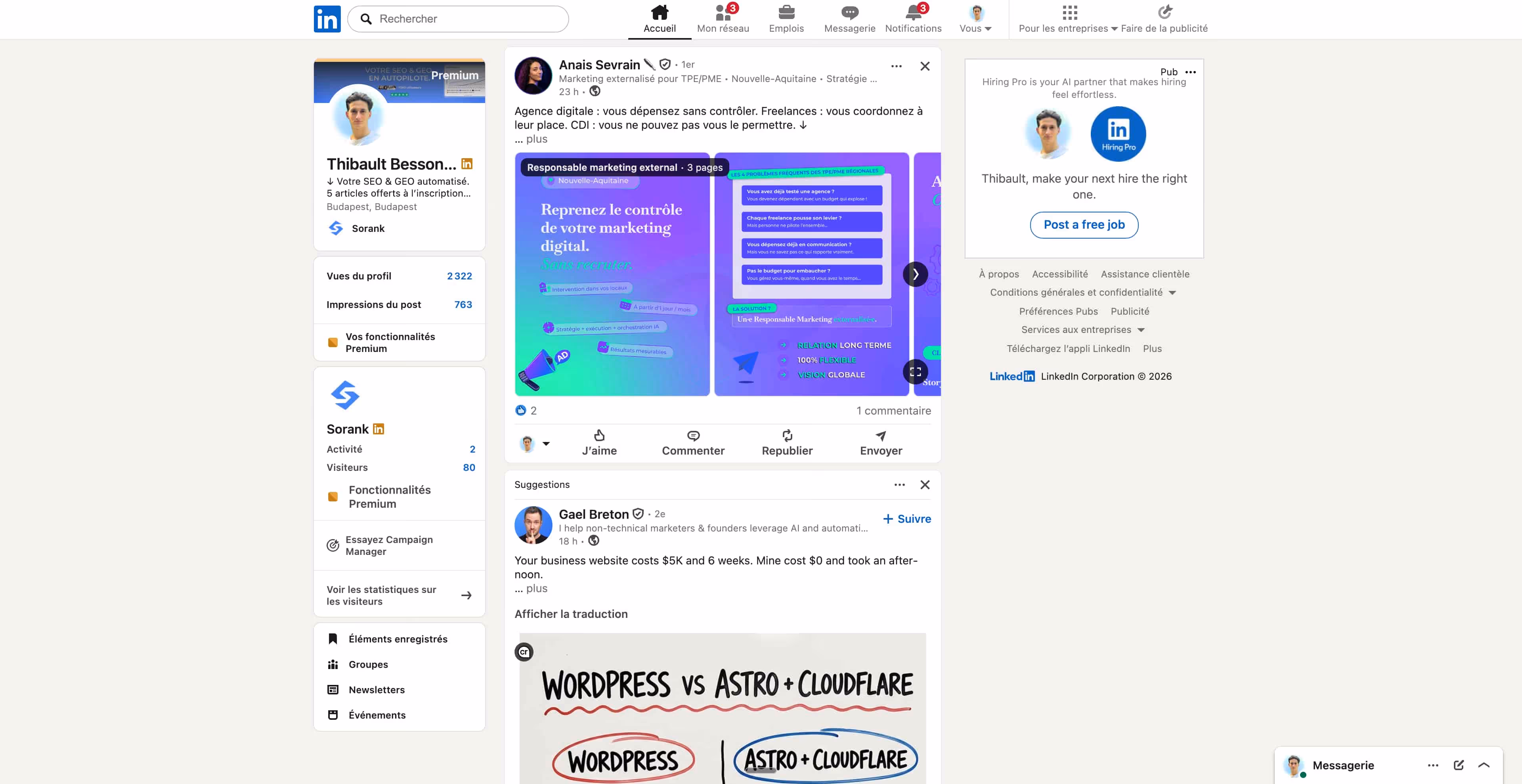 Guide complet du SEO LinkedIn et GEO montrant comment optimiser votre profil professionnel, publier du contenu et construire votre autorité pour les moteurs de recherche et les systèmes d'IA générative