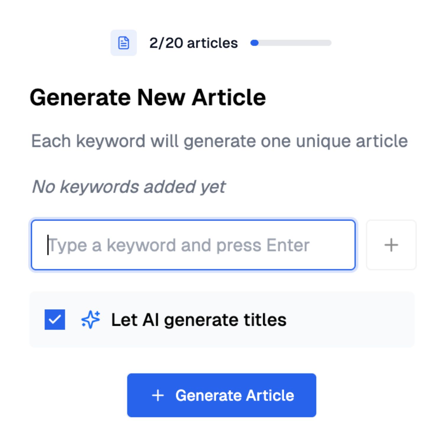 Blog-Artikel-Generator